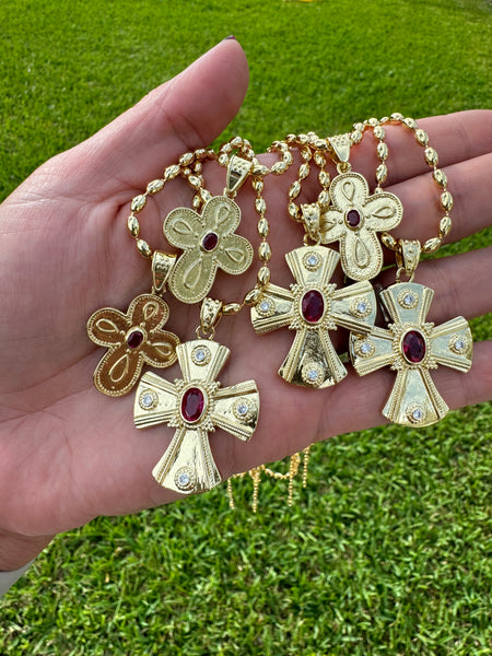 Vintage Cross Necklace