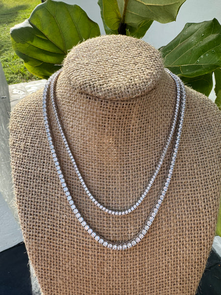 Moissanite Tennis Necklace