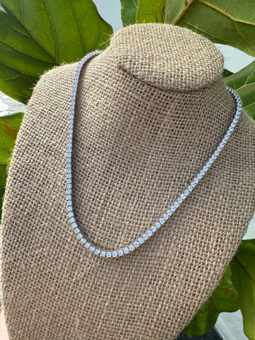 Moissanite Tennis Necklace