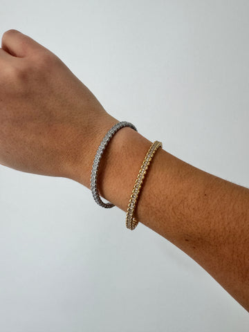 Half Tennis Bangle