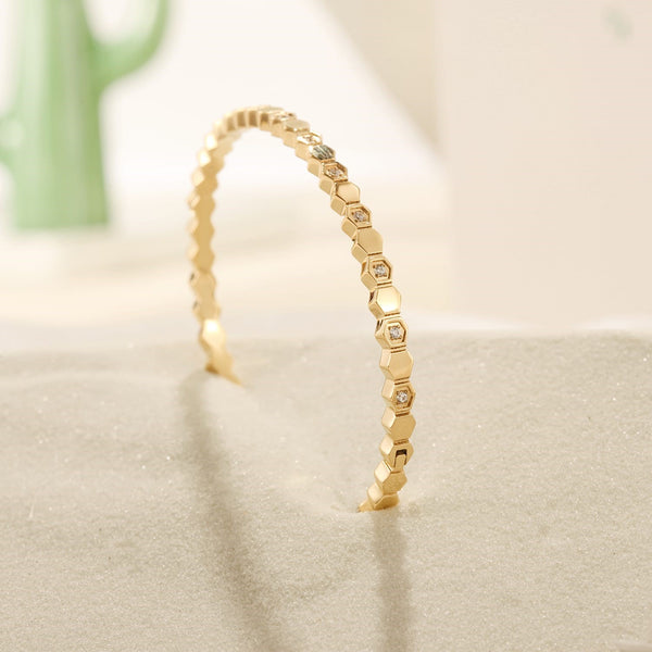 Honeycomb Bangle