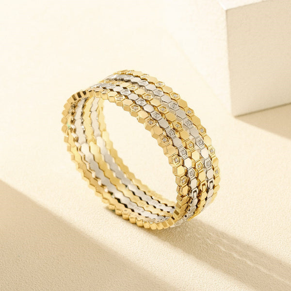 Honeycomb Bangle