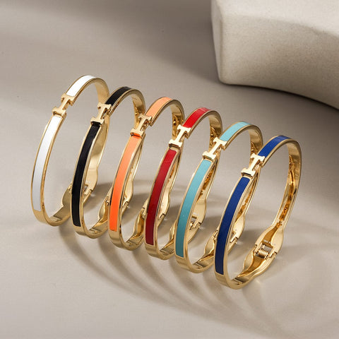 Enamel Click Clack Bangles